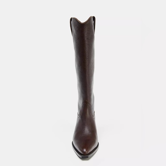 Zara Leather High Boots - Picture 3 of 5